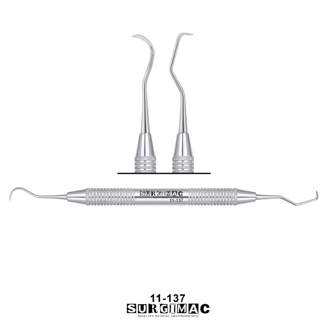 SurgiMac 137 Sickle Scaler, Double-Ended, Stainless Steel, Air Series, 1/Pk