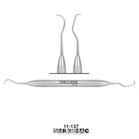 SurgiMac 137 Sickle Scaler, Double-Ended, Stainless Steel, Air Series, 1/Pk