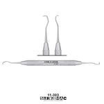 SurgiMac #30/33 Standard/Mini Jacquette Scaler, Double-Ended, Stainless Steel, Air Series, 1/Pk