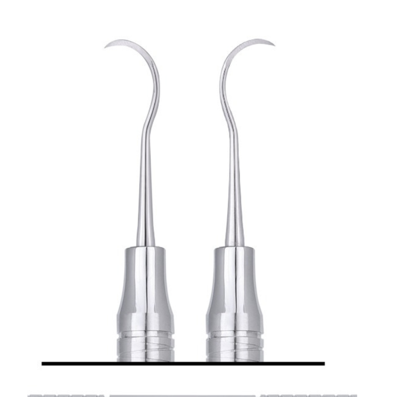 SurgiMac #4 Nevi Posterior Scaler, Double-Ended, Stainless Steel, Air Series, 1/Pk