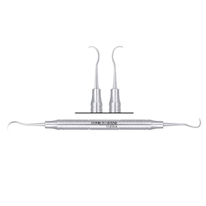 SurgiMac #4 Nevi Posterior Scaler, Double-Ended, Stainless Steel, Air Series, 1/Pk