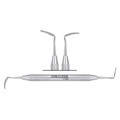 SurgiMac 9/10 Schluger Periodontal File, Curved, Double-Ended, Stainless Steel, Air Series, 1/Pk