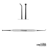 SurgiMac #27/29 Ball Burnisher (3.1mm/1.6mm), Black (TiN) Tips, Double-Ended, Air Series, 1/Pk | SurgiMac Dental Supply