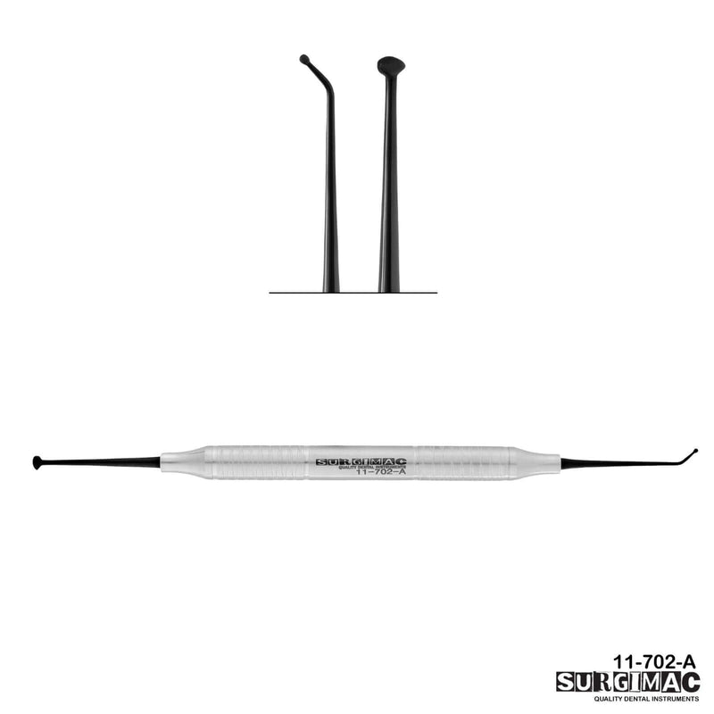 SurgiMac #27/29 Ball Burnisher (3.1mm/1.6mm), Black (TiN) Tips, Double-Ended, Air Series, 1/Pk | SurgiMac Dental Supply