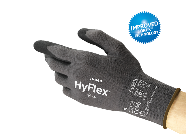 Ansell Hyflex 11-840 Nitrile Glove | 284610-7-12prbg | Ansell | SurgiMac