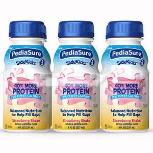 Pediatric Oral Supplement PediaSure Sidekicks Shake Bottle Liquid Protein 66916-1