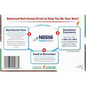 Oral Supplement Boost High Protein Rich Chocolate Flavor Liquid 00041679940365-1