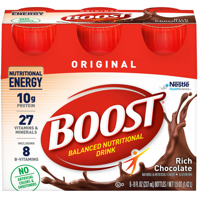 Nestle | Oral Supplement Boost Original Rich Chocolate Flavor Liquid | 00041679675366-1