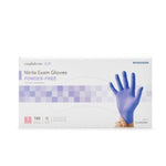 Exam Glove McKesson Confiderm 3.0 Small 100 per Box NonSterile Nitrile Standard Cuff Length Textured Fingertips Blue Chemo Tested / Fentanyl Tested