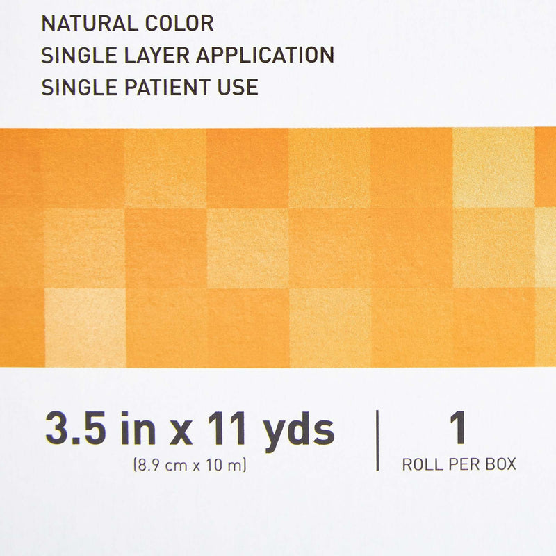 Elastic Tubular Support Bandage McKesson Spandagrip 3-1/2 Inch X 11 Yard Large Ankle / Medium Knee Pull On Natural NonSterile Size E Standard Compression | SurgiMac Dental Supply