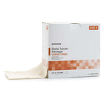 Elastic Tubular Support Bandage McKesson Spandagrip 4-1/2 Inch X 11 Yard Large Thigh Pull On Natural NonSterile Size G Standard Compression | SurgiMac Dental Supply