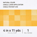 Elastic Tubular Support Bandage McKesson Spandagrip 4 Inch X 11 Yard Large Knee / Medium thigh Pull On Natural NonSterile Size F Standard Compression | SurgiMac Dental Supply