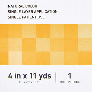 Elastic Tubular Support Bandage McKesson Spandagrip 4 Inch X 11 Yard Large Knee / Medium thigh Pull On Natural NonSterile Size F Standard Compression | SurgiMac Dental Supply