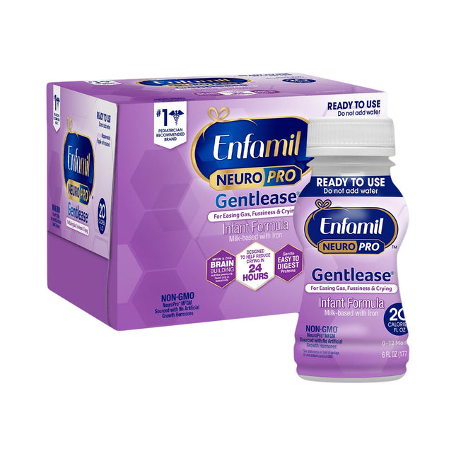 Mead Johnson | Infant Formula Enfamil NeuroPro Gentlease 6 oz. Bottle Liquid Milk-Based | 898001