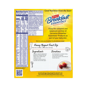 Oral Supplement Carnation Breakfast Essentials French Vanilla Flavor Powder 10050000530622
