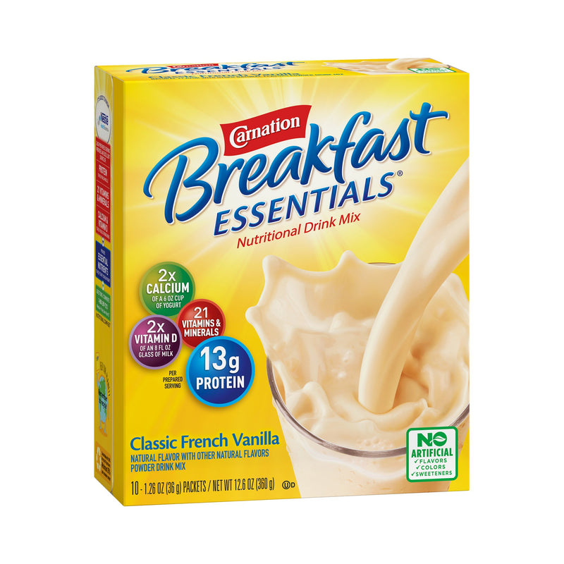 Oral Supplement Carnation Breakfast Essentials French Vanilla Flavor Powder 10050000530622