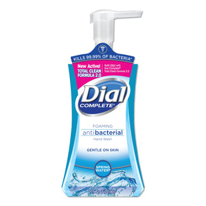 Antibacterial Soap Dial Foaming 7.5 oz. Pump Bottle Spring Water Scent DIA05401CT