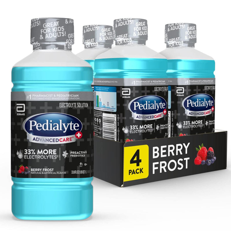 Oral Electrolyte Solution Pedialyte AdvancedCare Plus Berry Frost Flavor 66641-1