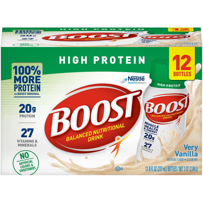 Nestle | Oral Supplement Boost High Protein Very Vanilla Flavor Liquid | 00041679022009