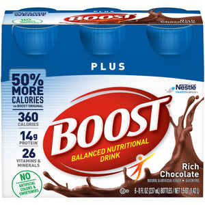 Oral Supplement Boost Plus Rich Chocolate Flavor Liquid 00041679932360-1