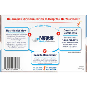 Oral Supplement Boost Plus Rich Chocolate Flavor Liquid 00041679932360-1