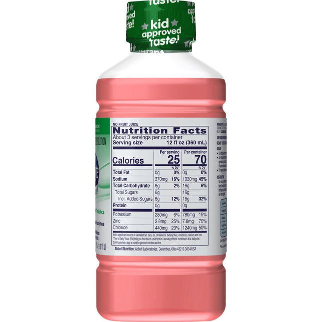 Abbott Nutrition | Oral Electrolyte Solution Pedialyte Advanced Care Strawberry Lemonade Flavor Electrolyte CS/4 | 64301