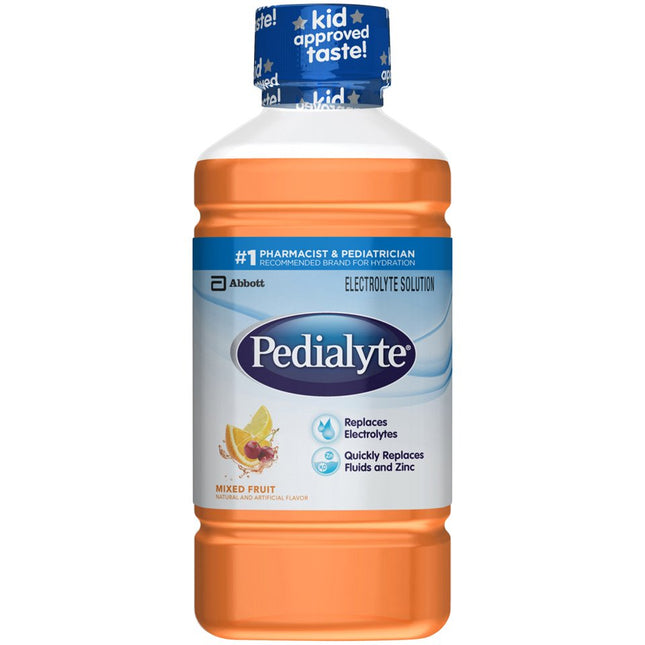 Abbott Nutrition | Oral Electrolyte Solution Pedialyte AdvancedCare Tropical Fruit Flavor CS/4 | 64307