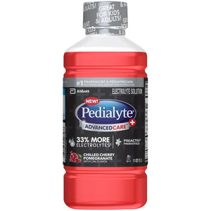 Oral Electrolyte Solution Pedialyte Advanced Care Chilled Cherry Pomegranate Flavor Electrolyte CS/4 66645