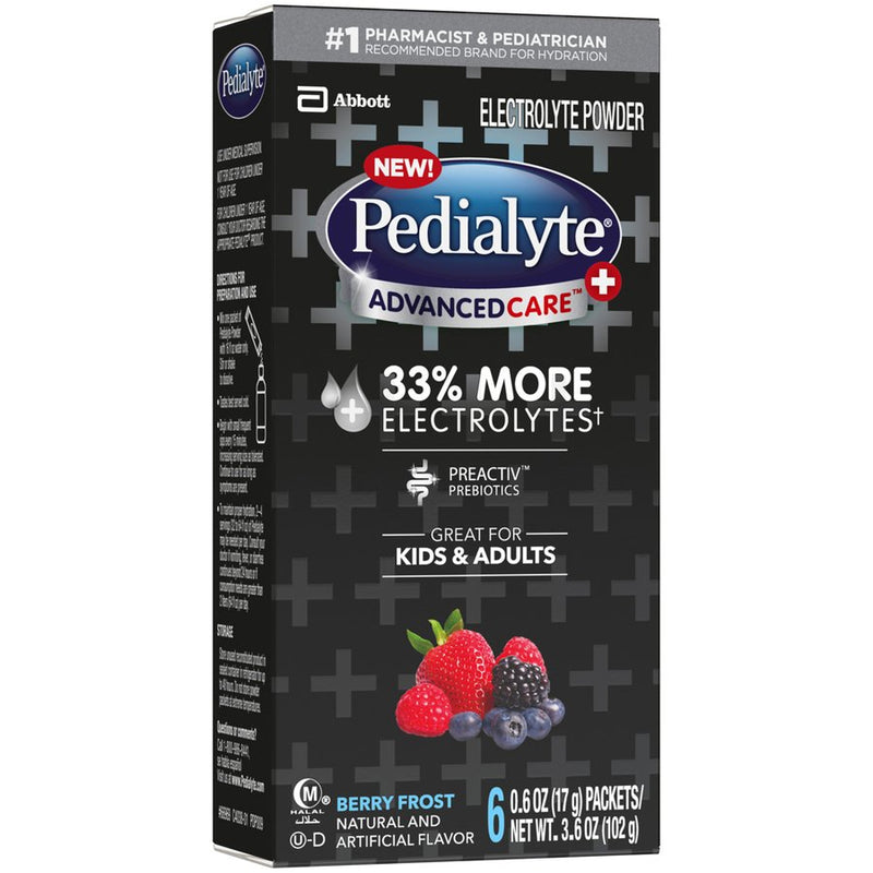 Oral Electrolyte Solution Pedialyte AdvancedCare Plus Berry Frost Flavor CS/36 66969