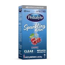 Oral Electrolyte Solution Pedialyte Sparkling Rush Powder Packs Cherry Flavor Electrolyte CS/36 67220