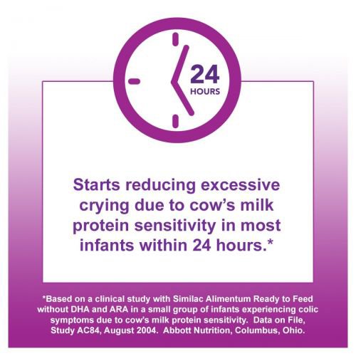 Infant Formula Similac Alimentum Can Powder Food Allergies CS/4 64719