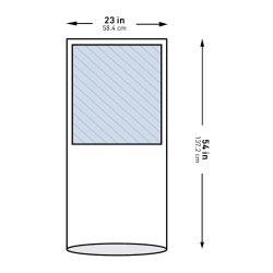 Mayo Stand Cover McKesson 23 X 54 Inch For Mayo Stand