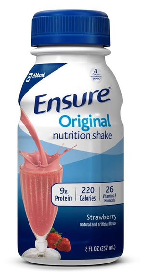 Oral Supplement Ensure Original Shake Strawberry Flavor Liquid CS/16 63389