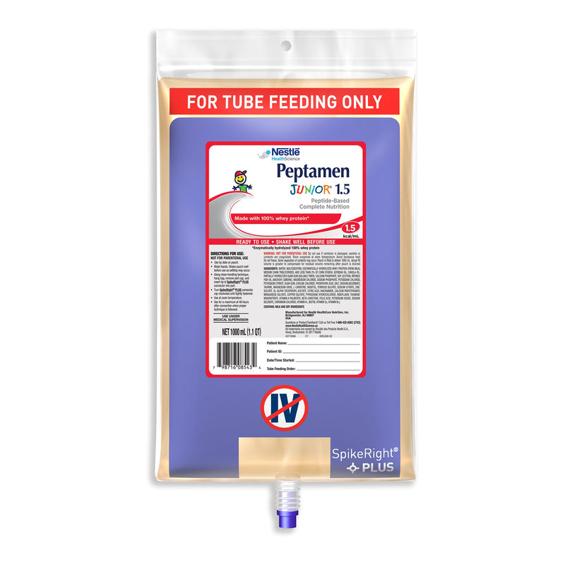 Pediatric Tube Feeding Formula Peptamen Junior 00798716185431-1