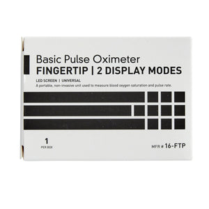 Fingertip Pulse Oximeter McKesson Adult / Pediatric Battery Operated LED Display