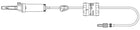 McKesson | Primary IV Administration Set MedStream Gravity Without Port 20 Drops / mL Drip Rate With Filter 92 Inch Tubing | MS755