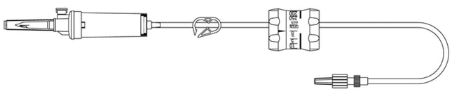 McKesson | Primary IV Administration Set MedStream Gravity Without Port 20 Drops / mL Drip Rate With Filter 92 Inch Tubing | MS755