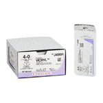 Coated Vicryl™ Polyglactin 910 PS-2 3/8 Circle Precision Reverse Cutting Needle Size 4-0 Braided | SurgiMac Dental Supply
