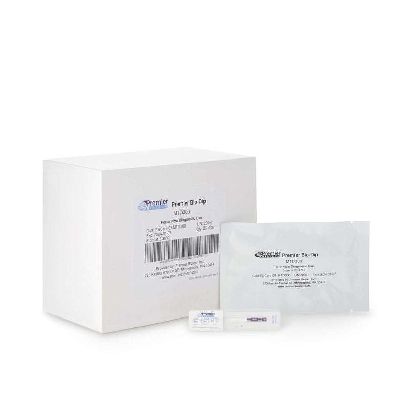 Drugs of Abuse Test Kit Premier Bio-Dip Methadone (MTD) 25 Tests CLIA Waived PDA-MTD-25