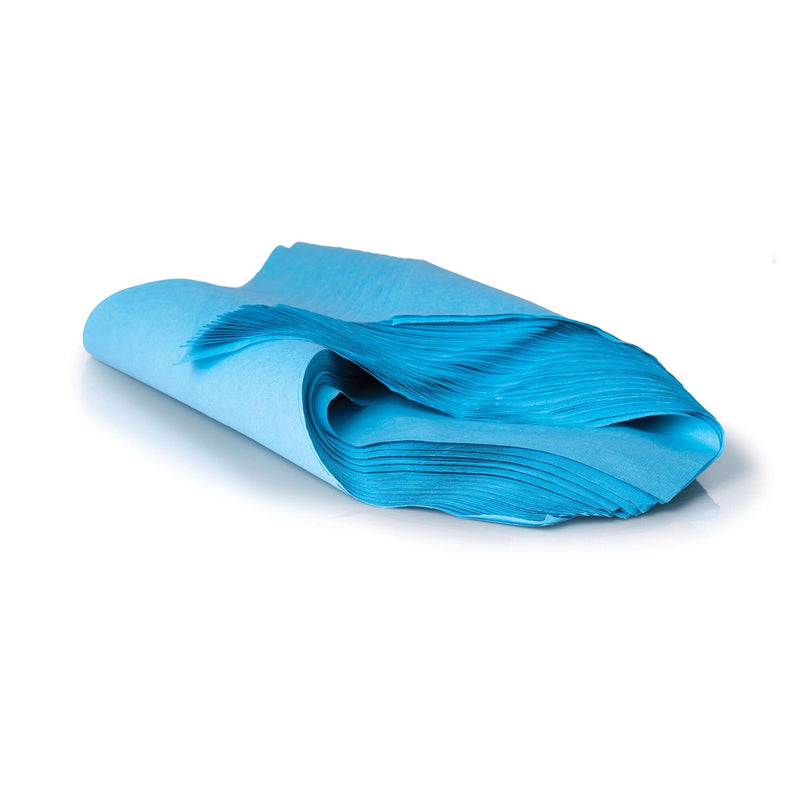 Sterilization Wrap Blue 36 X 36 Inch Single Layer Cellulose Steam / EO Gas McKesson 18-490-BX-1