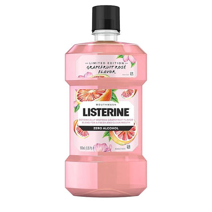 Listerine Mouthwash, Grapefruit Rose, 500mL, 6/cs