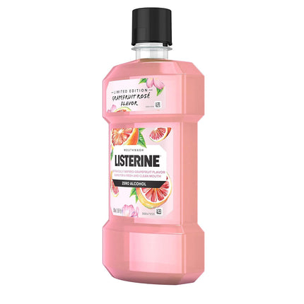 Listerine Mouthwash, Grapefruit Rose, 500mL, 6/cs