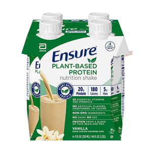 Oral Supplement Ensure Plant Based Protein Nutrition Shake Vanilla Flavor Liquid 11 oz. Carton 67450