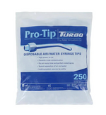 Turbo Air/ Water Syringe Tips, 250/bg 116410