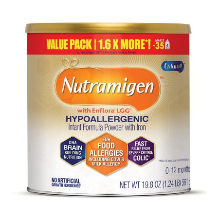Infant Formula Nutramigen with Probiotic LGG 19.8 oz. Can Powder Iron Cow's Milk Allergy 897301