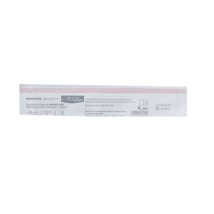 Peripheral IV Catheter McKesson Prevent® R 20 Gauge 1 Inch Button Retracting Safety Needle