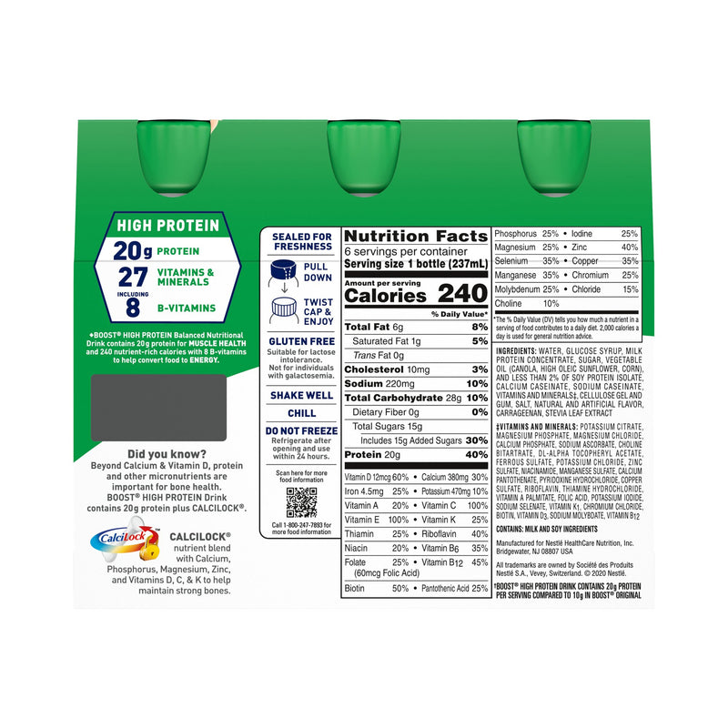 Oral Supplement Boost High Protein Creamy Strawberry Flavor Liquid 00041679944363-1