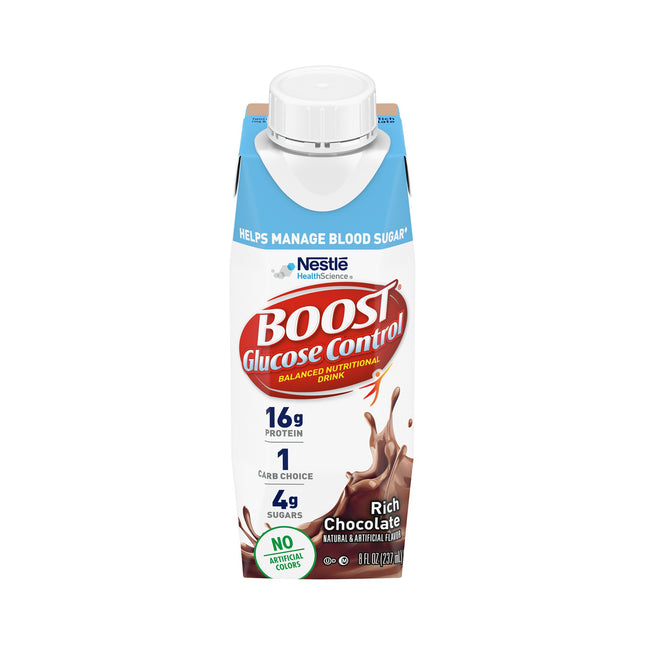 Nestle | Oral Supplement Boost Glucose Control Rich Chocolate Flavor Liquid | 00043900116426-1