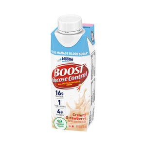 Oral Supplement Boost Glucose Control Creamy Strawberry Flavor Liquid 00043900286808-1