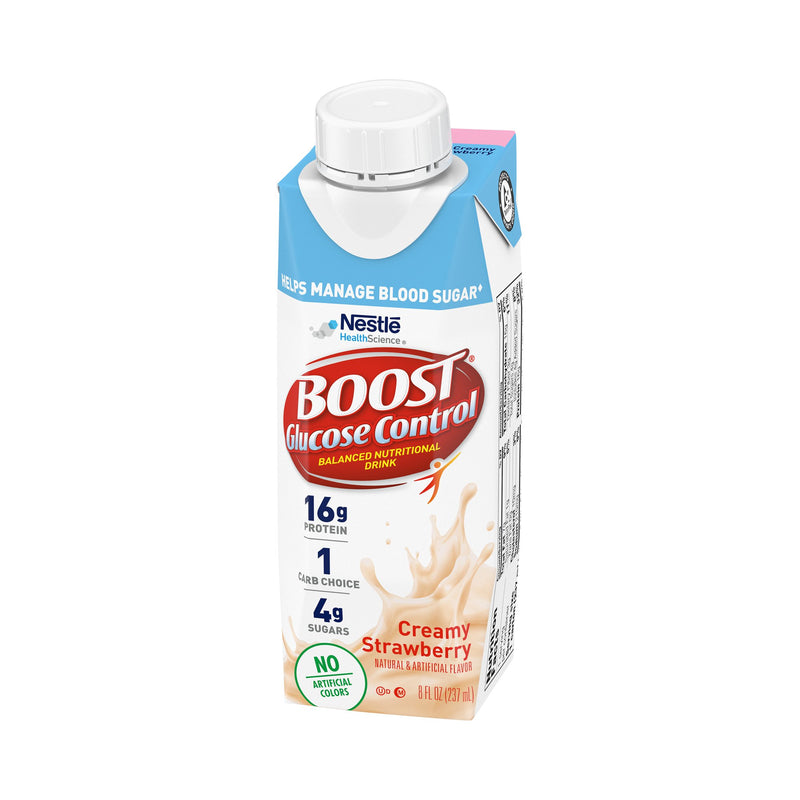 Oral Supplement Boost Glucose Control Creamy Strawberry Flavor Liquid 00043900286808-1